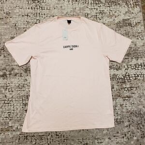 River Island T-Shirt With Carpe Diem Print In Pink